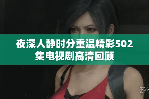 夜深人静时分重温精彩502集电视剧高清回顾