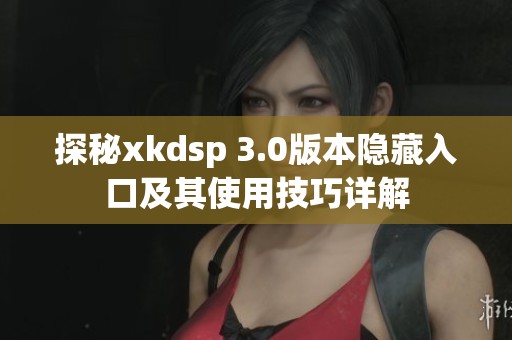 探秘xkdsp 3.0版本隐藏入口及其使用技巧详解