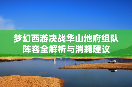 梦幻西游决战华山地府组队阵容全解析与消耗建议