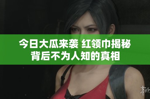 今日大瓜来袭 红领巾揭秘背后不为人知的真相