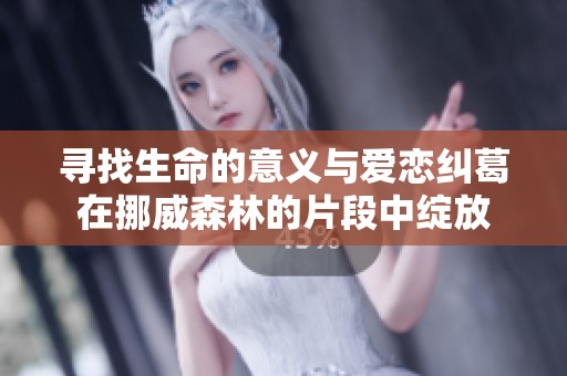 寻找生命的意义与爱恋纠葛在挪威森林的片段中绽放