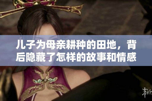 儿子为母亲耕种的田地，背后隐藏了怎样的故事和情感