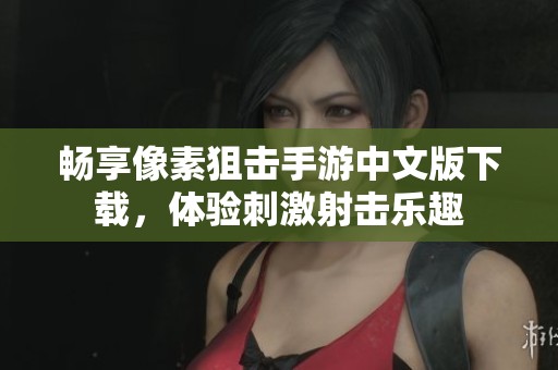 畅享像素狙击手游中文版下载，体验刺激射击乐趣