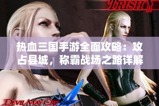 热血三国手游全面攻略：攻占县城，称霸战场之路详解