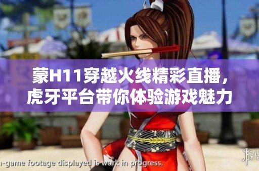 蒙H11穿越火线精彩直播，虎牙平台带你体验游戏魅力