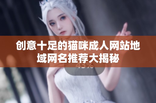 创意十足的猫咪成人网站地域网名推荐大揭秘