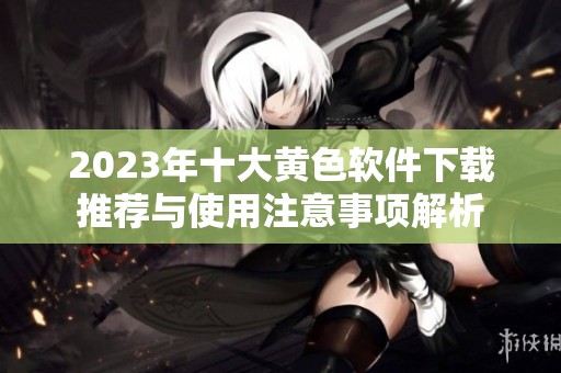 2023年十大黄色软件下载推荐与使用注意事项解析