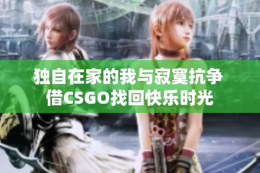 独自在家的我与寂寞抗争 借CSGO找回快乐时光