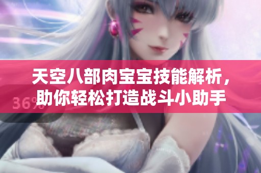 天空八部肉宝宝技能解析，助你轻松打造战斗小助手