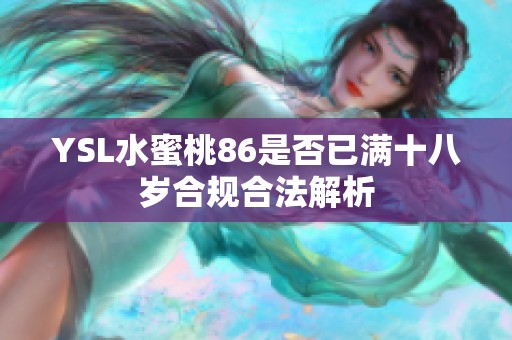 YSL水蜜桃86是否已满十八岁合规合法解析