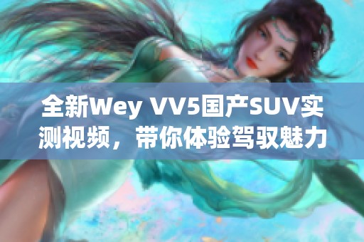 全新Wey VV5国产SUV实测视频，带你体验驾驭魅力与科技感