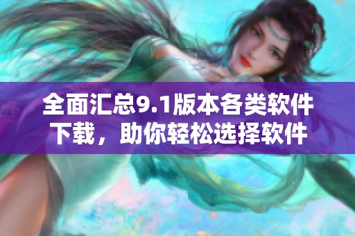 全面汇总9.1版本各类软件下载，助你轻松选择软件
