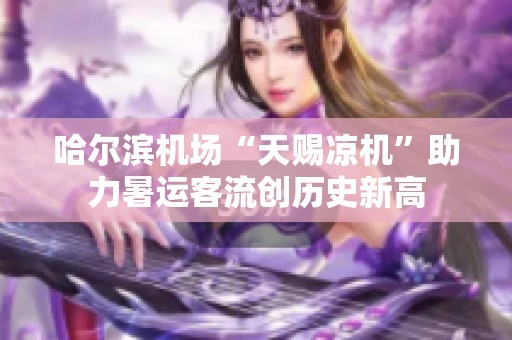 哈尔滨机场“天赐凉机”助力暑运客流创历史新高