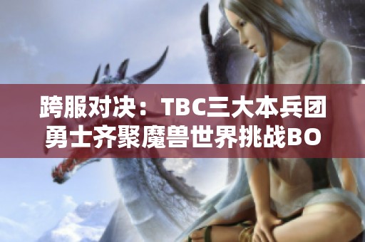 跨服对决：TBC三大本兵团勇士齐聚魔兽世界挑战BOSS的激战盛况