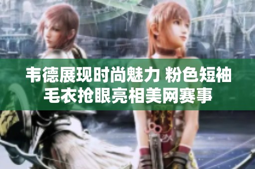 韦德展现时尚魅力 粉色短袖毛衣抢眼亮相美网赛事
