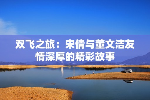 双飞之旅：宋倩与董文洁友情深厚的精彩故事