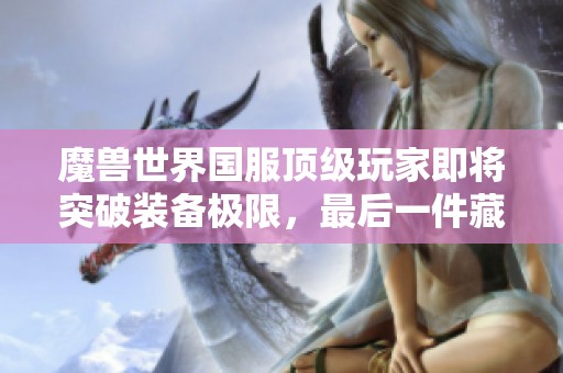 魔兽世界国服顶级玩家即将突破装备极限，最后一件藏玄机