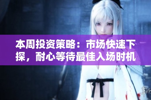 本周投资策略：市场快速下探，耐心等待最佳入场时机
