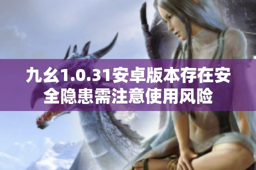 九幺1.0.31安卓版本存在安全隐患需注意使用风险