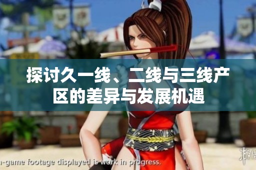 探讨久一线、二线与三线产区的差异与发展机遇
