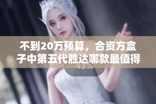 不到20万预算，合资方盒子中第五代胜达哪款最值得购买？
