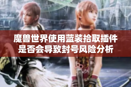 魔兽世界使用蓝装拾取插件是否会导致封号风险分析