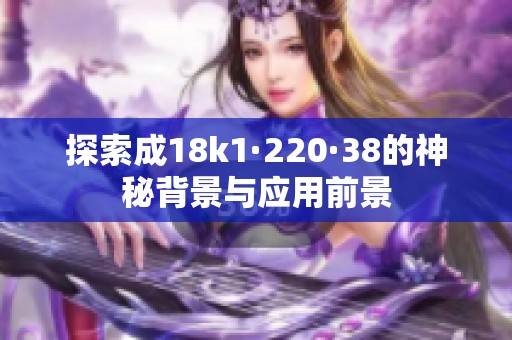 探索成18k1·220·38的神秘背景与应用前景