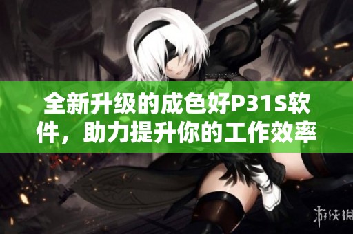 全新升级的成色好P31S软件，助力提升你的工作效率