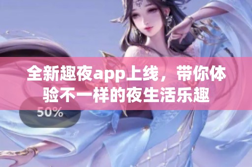 全新趣夜app上线，带你体验不一样的夜生活乐趣