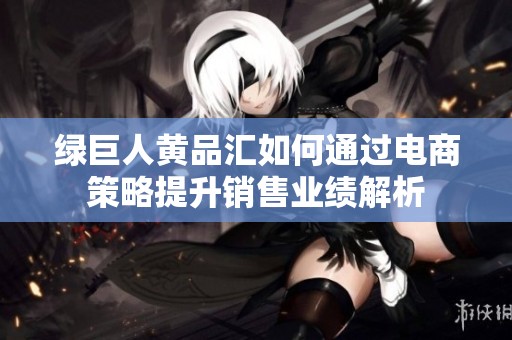 绿巨人黄品汇如何通过电商策略提升销售业绩解析