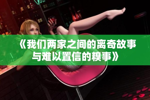 《我们两家之间的离奇故事与难以置信的糗事》