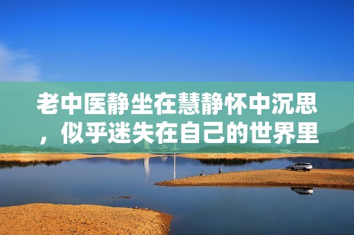 老中医静坐在慧静怀中沉思，似乎迷失在自己的世界里