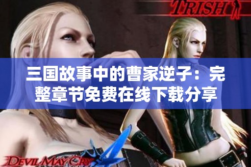 三国故事中的曹家逆子：完整章节免费在线下载分享