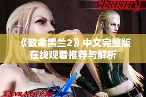 《致命黑兰2》中文完整版在线观看推荐与解析
