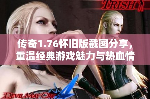 传奇1.76怀旧版截图分享，重温经典游戏魅力与热血情怀