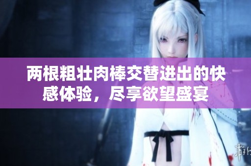 两根粗壮肉棒交替进出的快感体验，尽享欲望盛宴