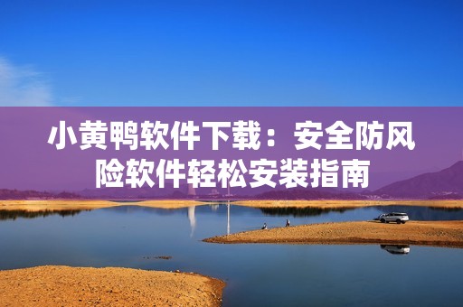 小黄鸭软件下载：安全防风险软件轻松安装指南