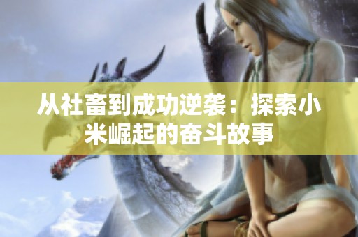 从社畜到成功逆袭：探索小米崛起的奋斗故事