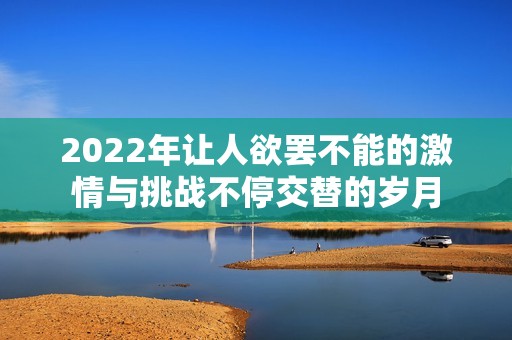 2022年让人欲罢不能的激情与挑战不停交替的岁月