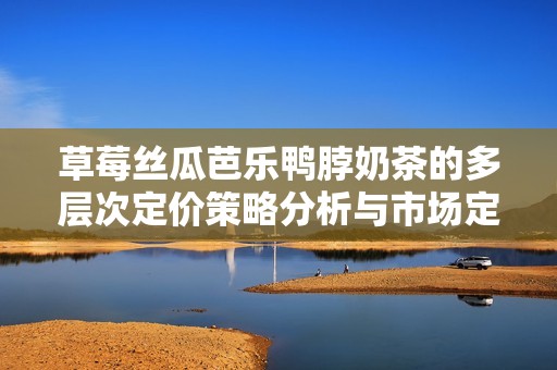 草莓丝瓜芭乐鸭脖奶茶的多层次定价策略分析与市场定位解析