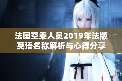 法国空乘人员2019年法版英语名称解析与心得分享