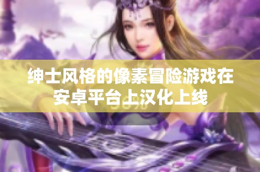 绅士风格的像素冒险游戏在安卓平台上汉化上线
