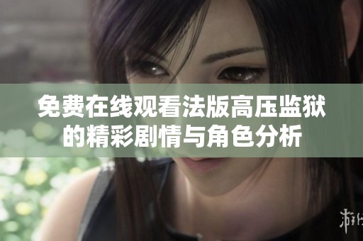 免费在线观看法版高压监狱的精彩剧情与角色分析