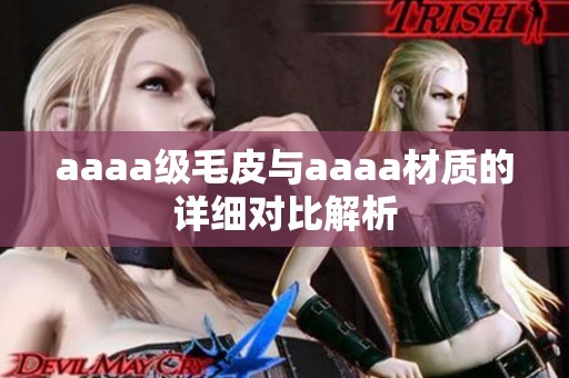 aaaa级毛皮与aaaa材质的详细对比解析