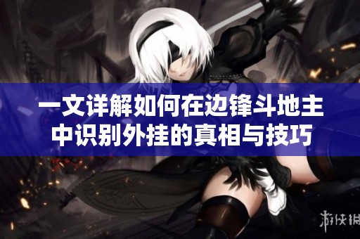 一文详解如何在边锋斗地主中识别外挂的真相与技巧
