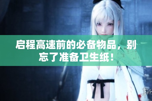 启程高速前的必备物品，别忘了准备卫生纸！