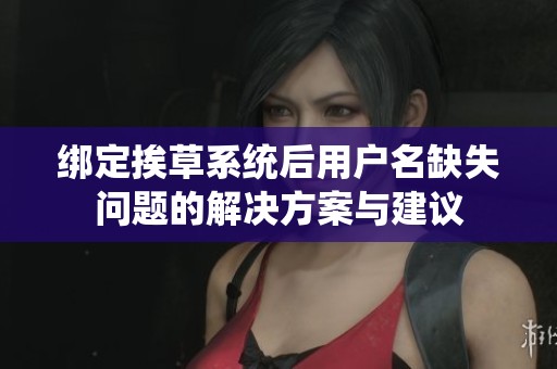 绑定挨草系统后用户名缺失问题的解决方案与建议