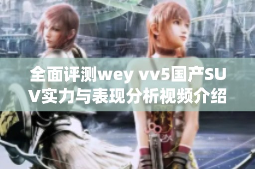 全面评测wey vv5国产SUV实力与表现分析视频介绍