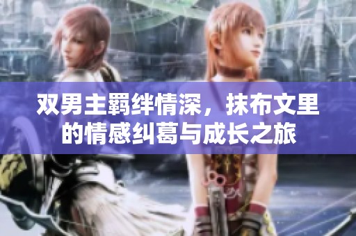 双男主羁绊情深，抹布文里的情感纠葛与成长之旅