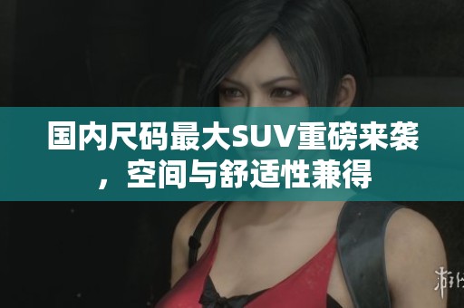 国内尺码最大SUV重磅来袭，空间与舒适性兼得